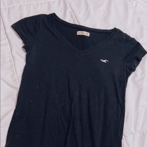 Navy blue Hollister v neck
